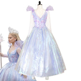 Glinda the Good Witch Cosplay Costume from Wicked: Part Two - Elegant Long Dress for Women - Coscosmos